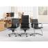 Lorell Modern Chair Mid-back Leather Guest Chairs (59539)