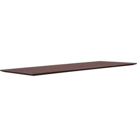 Lorell Electric Height-Adjustable Mahogany Knife Edge Tabletop (59609)