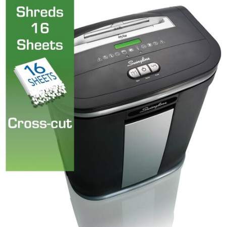 GBC SX16-08 Cross-Cut Jam Free Shredder, 16 Sheets, 1-5 Users (1758495)