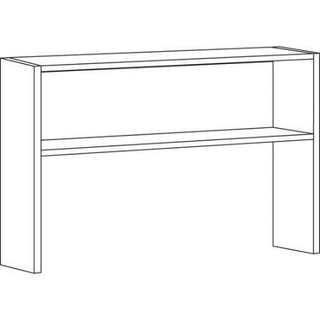 Lorell Modular Desk Series Black Stack-on Hutch (79169)