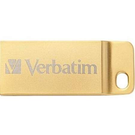 Verbatim 64GB Metal Executive USB 3.0 Flash Drive - Gold (99106)