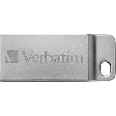 Verbatim 16GB Metal Executive USB Flash Drive - Silver (98748)