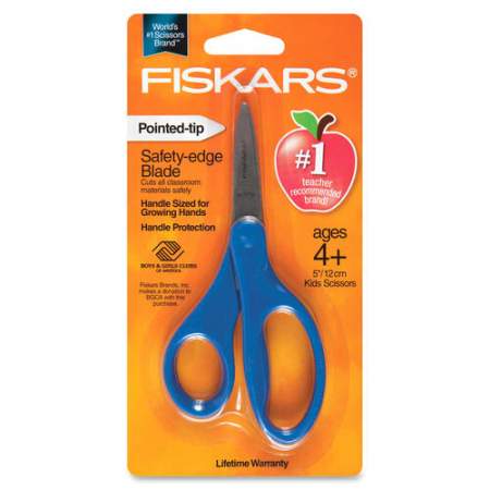 Fiskars 5" Pointed Tip Kid Scissors (1943001028)