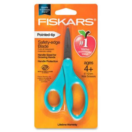Fiskars 5" Pointed Tip Kid Scissors (1943001031)