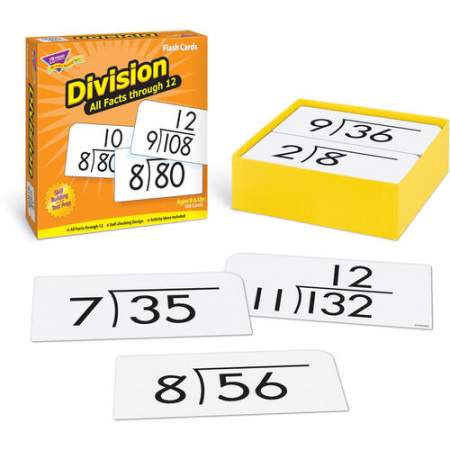 TREND Division all facts through 12 Flash Cards (53204)