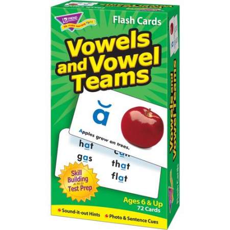 TREND Vowels and Vowel Teams Flash Cards (53008)