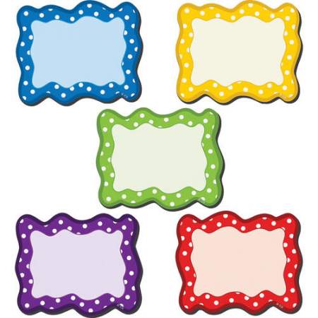 Teacher Created Resources Polka Dots Blank Magnet Cards (77210)