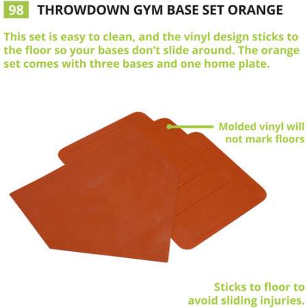 Champion Sports Throwdown Gym Base Set Orange (98)