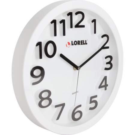 Lorell 13" Round Quartz Wall Clock (61006)