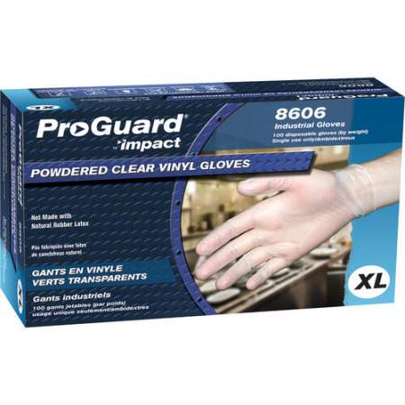 ProGuard General-purpose Disposable Vinyl Gloves (8606XL)