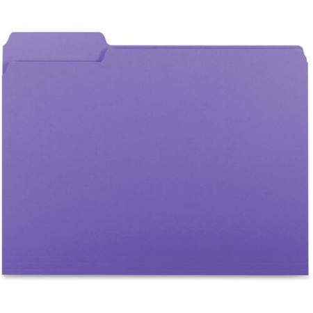 Business Source 1/3 Tab Cut Letter Recycled Top Tab File Folder (99717)