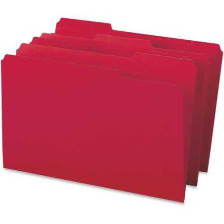Business Source 1/3 Tab Cut Legal Recycled Top Tab File Folder (99720)