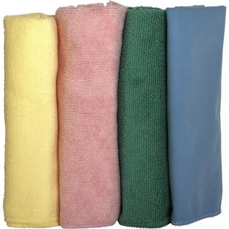 Genuine Joe Color-coded Microfiber Cleaning Cloths (48261CT)