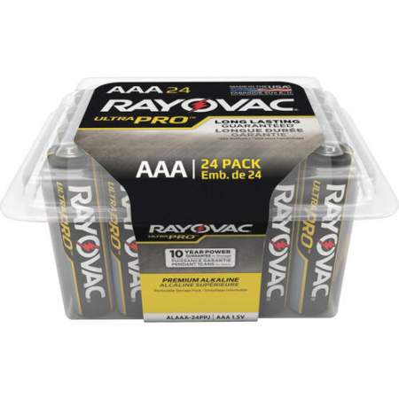 Rayovac Ultra Pro Alka AAA24 Batteries Storage Pak (ALAAA24FCT)