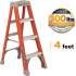 Louisville 4' Fiberglass Step Ladder (FS1504)