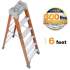 Louisville 6' Fiberglass Step Ladder (FS1506)