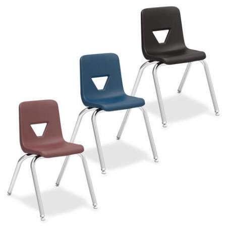 Lorell 16" Seat-height Stacking Student Chairs (99887)