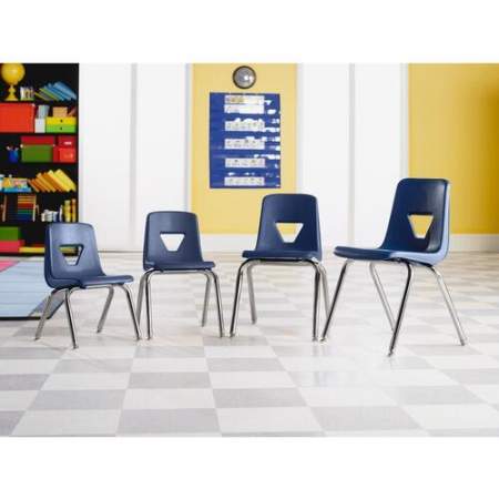 Lorell 16" Seat-height Stacking Student Chairs (99888)