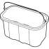 Rubbermaid Commercial 10-quart Sanitizing Caddy (9T8200YWCT)