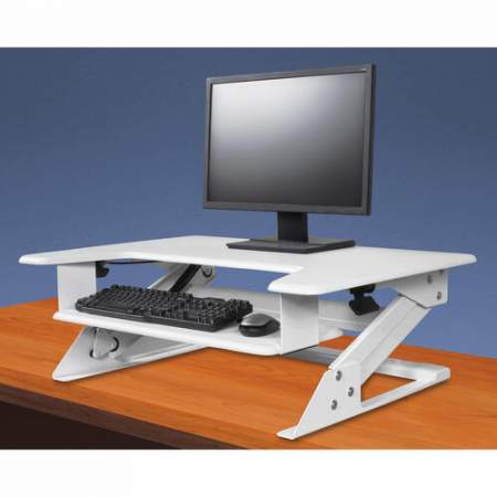 Kantek Desktop Riser Workstation Sit To Stand White (STS900W)