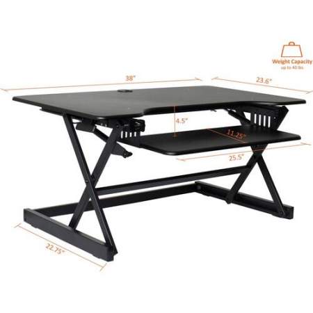 Lorell Deluxe Adjustable Desk Riser (99759)