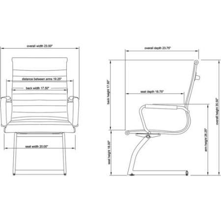 Lorell Modern Guest Chairs (59504)