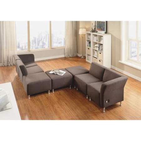 Lorell Fuze Modular Series Square Lounge Chair (86910)