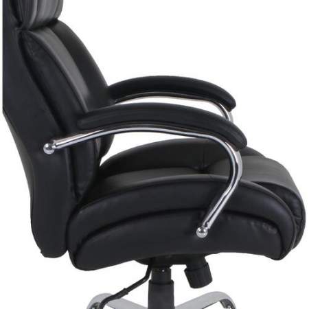 Lorell Big and Tall Leather Chair with UltraCoil Comfort (99845)