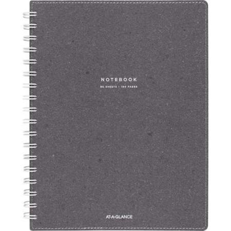 AT-A-GLANCE Collection Gray Twin Wire Notebook (YP14445)