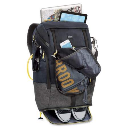 Solo Velocity Carrying Case (Backpack) for 17.3" Notebook - Blue Gray (ACV7324)