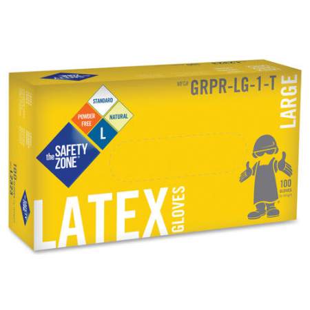 Safety Zone 5 mil Latex Gloves (GRPRLGT)