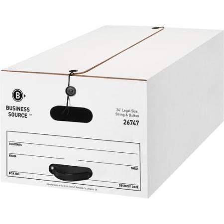 Business Source Medium Duty Legal Size Storage Box (26747)