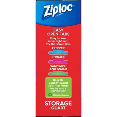 Ziploc Seal Top Quart Storage Bags (665015)