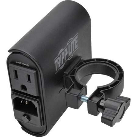 Tripp Lite AC/USB Charging Clip for Display Mounts w/ 2 USB Ports & 2 5-15R (DMACUSB)