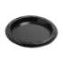 Genuine Joe Round Plastic Black Plates (10427BD)