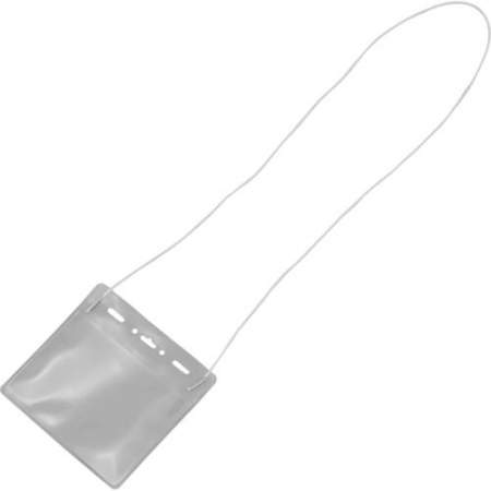 Advantus Horizontal ID Card Holder with Neck Cord (97098)