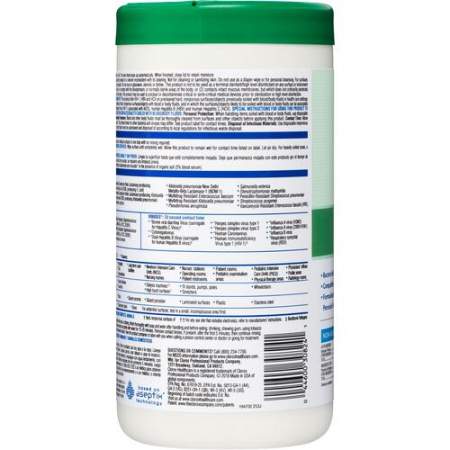 Clorox Healthcare Hydrogen Peroxide Cleaner Disinfectant Wipes (30824CT)