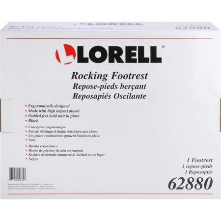 Lorell Ergonomic Rocking Footrest (62880)