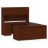 Lorell Prominence 2.0 Mahogany Laminate Double-Pedestal Desk - 2-Drawer (PC2466MY)