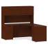 Lorell Prominence 2.0 Mahogany Laminate Left-Pedestal Bowfront Desk - 3-Drawer (PD4272LSPBMY)