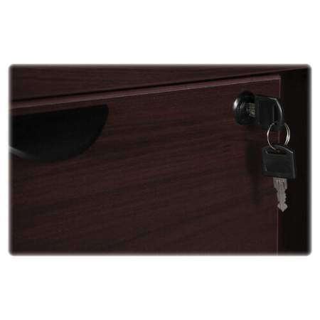 Lorell Prominence 2.0 Espresso Laminate Box/Box/File Right-Pedestal Desk - 3-Drawer (PD4272RSPES)