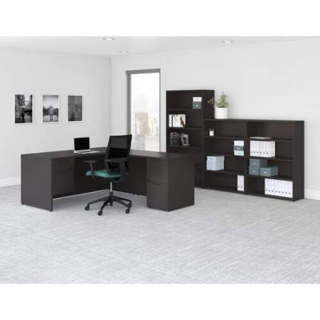 Lorell Prominence 2.0 Espresso Laminate Lateral File - 2-Drawer (PL2236ES)
