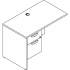 Lorell Prominence 2.0 Mahogany Laminate Box/File Left Return - 2-Drawer (PR2442QLMY)