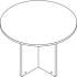 Lorell Prominence Round Laminate Conference Table (PT42RES)