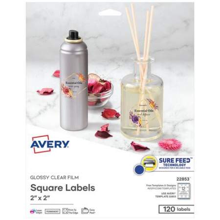 Avery Sure Feed Glossy Labels (22853)