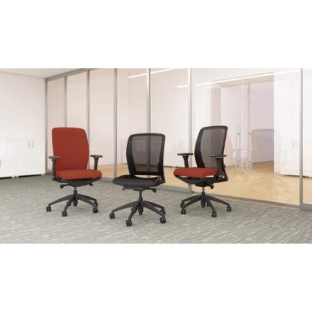 Lorell Mid-Back Chair with Mesh Seat & Back (83106)