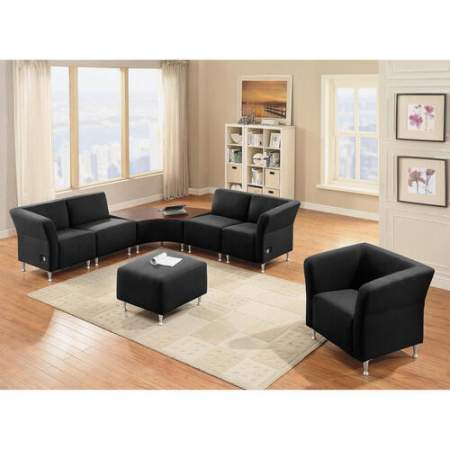 Lorell Fuze Modular Series Armless Lounge Chair (86917)