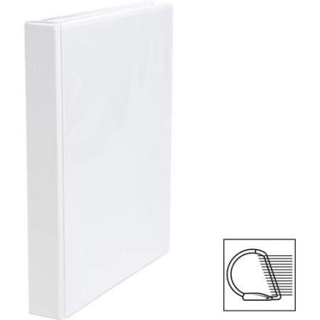 Business Source Basic D-Ring White View Binders (28440BD)
