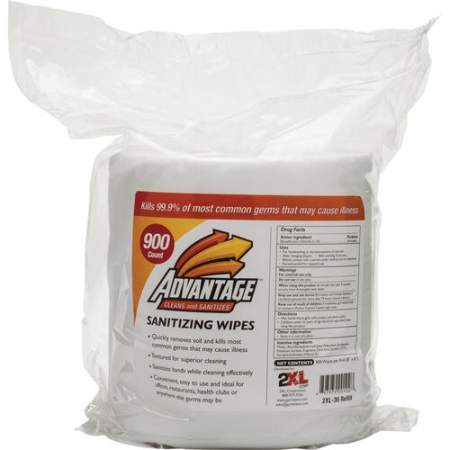 2XL Advantage Sanitizing Wipes (L36CT)