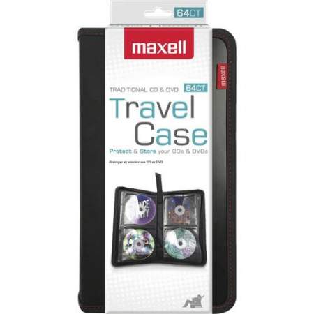 Maxell Traditional CD & DVD Travel Case (190162)